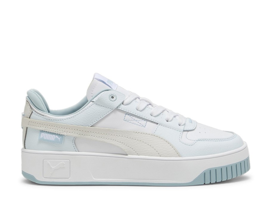 New Puma Carina Street Sneaker - Women'S White/Blue