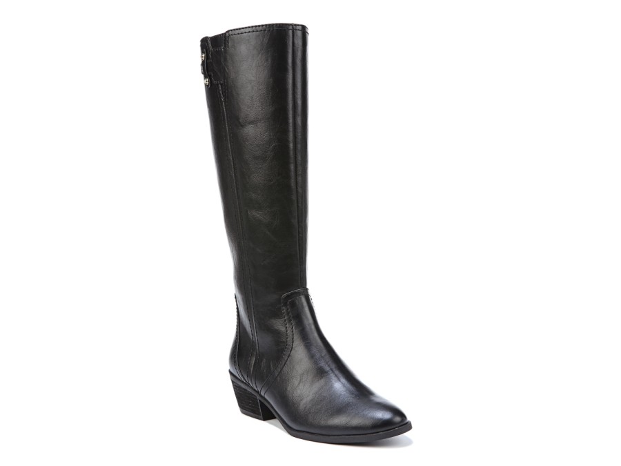 New Dr. Scholl's Brilliance Wide Calf Riding Boot Black