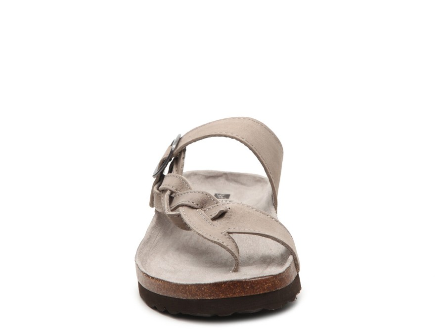 Wholesale White Mountain Crawford Flat Sandal Taupe Leather