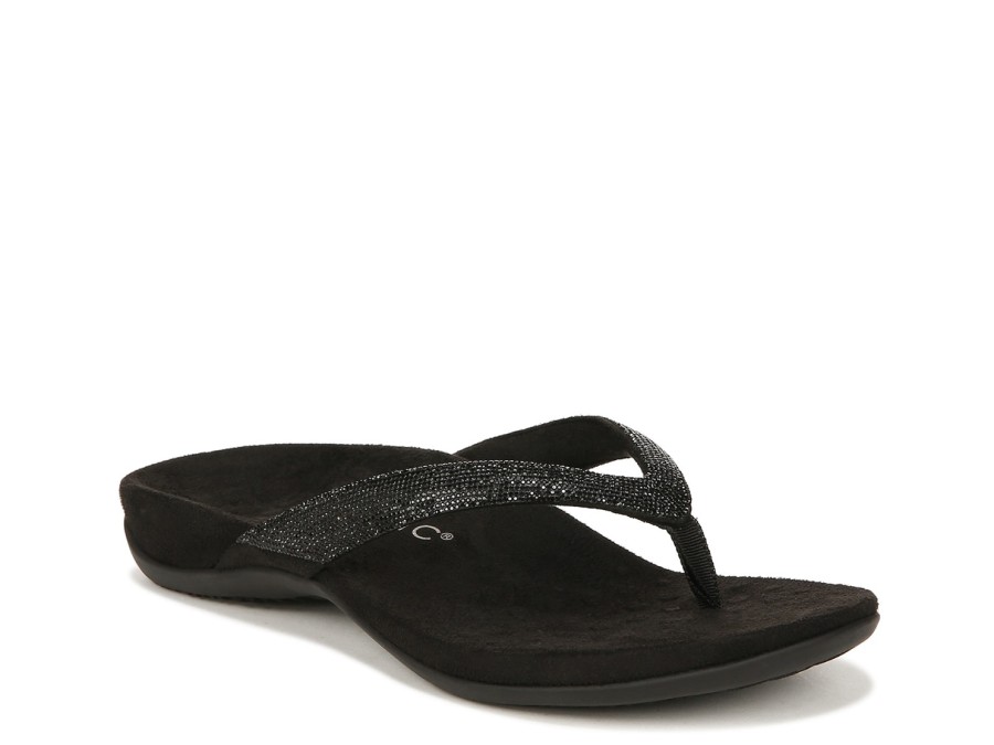 Hot Vionic Dillon Shine Sandal Black