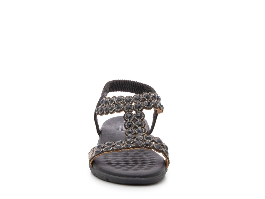 Clearance Patrizia by Spring Step Peaberry Sandal Black