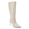 Clearance Coconuts Alina Boot Ivory Croc Print