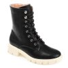 Online Journee Collection Madelynn Combat Boot Black