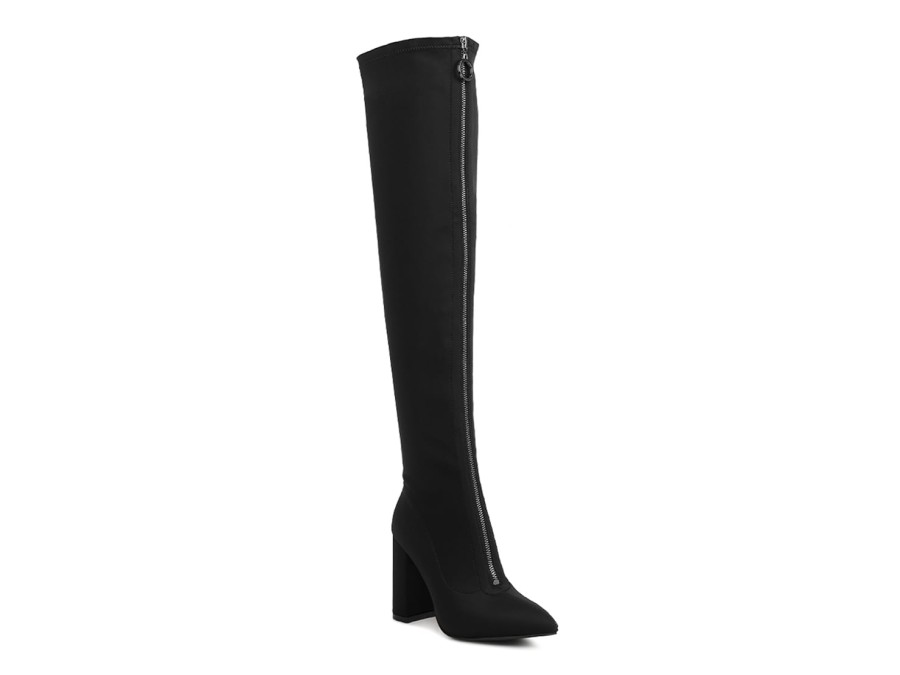 Clearance London Rag Ronettes Over-The-Knee Boot Black