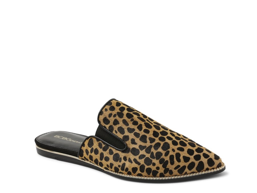 Best BCBGeneration Lanni Mule Brown/Black Cheetah Print