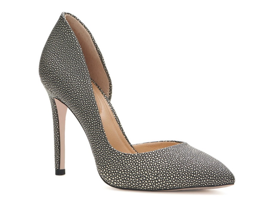 New Jessica Simpson Prizma Pump Black/White Spot Print