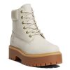 New Timberland Stone Street Waterproof Bootie - Women'S Rainy Day White