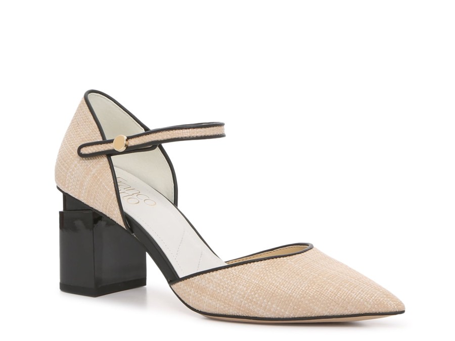 Best Franco Sarto Lilah Pump Beige/Black