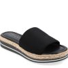 Best Journee Collection Rosey Slide Sandal Black