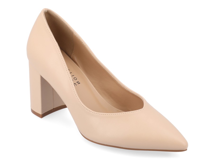 Wholesale Journee Collection Simonne Pump Vanilla Beige