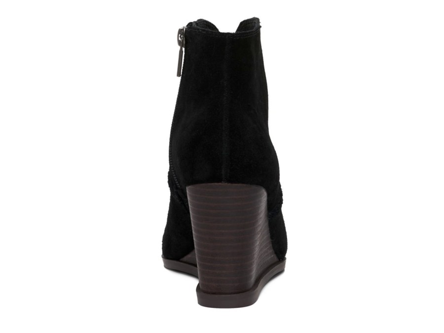 Clearance Lucky Brand Lureli Wedge Bootie Black