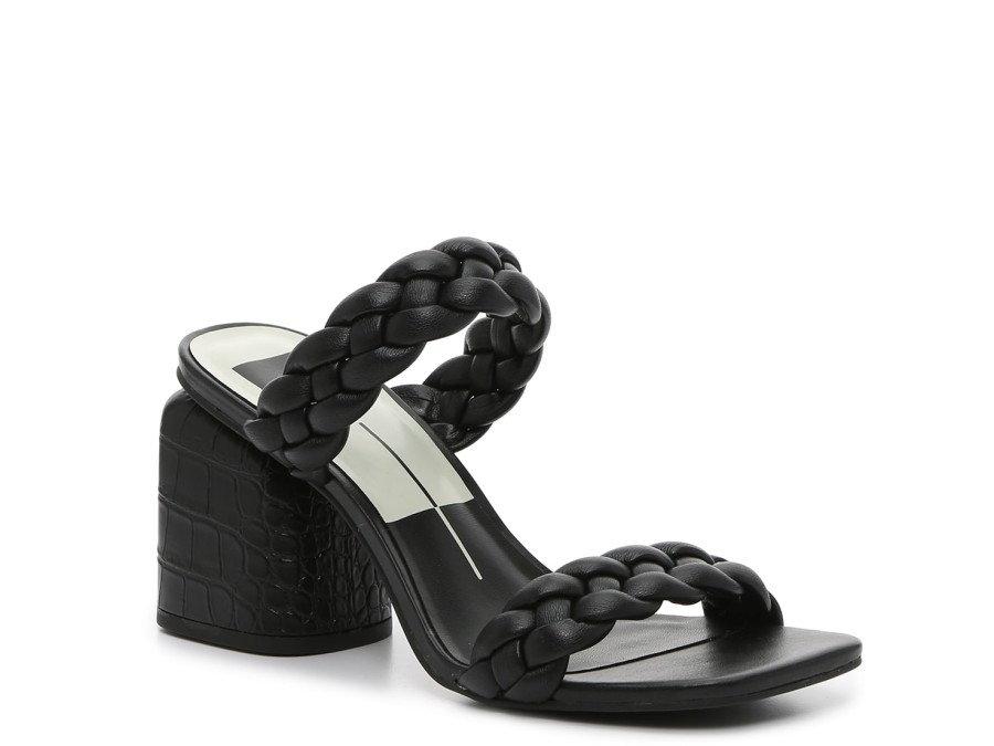 Clearance Dolce Vita Natie Sandal Black Synthetic