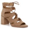 Best Crown Vintage Brodie Sandal Hazel Taupe Suede