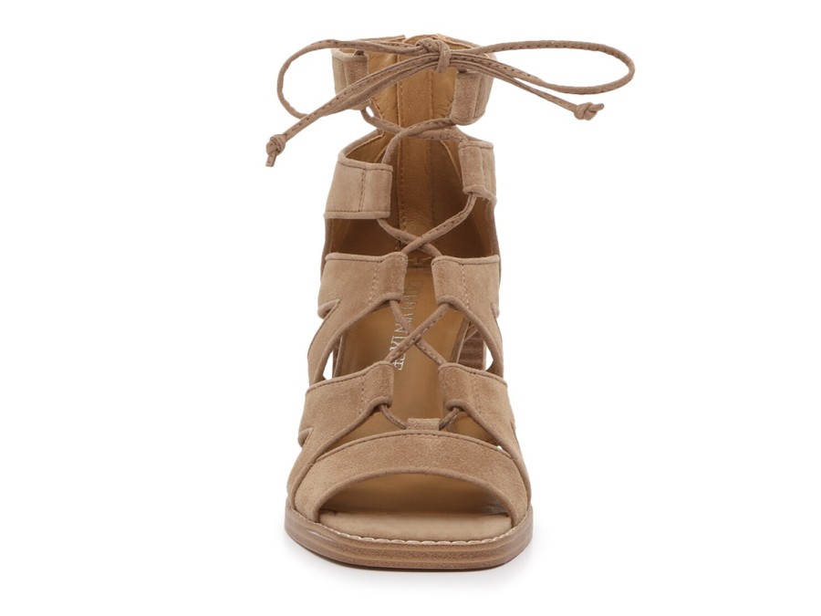 Best Crown Vintage Brodie Sandal Hazel Taupe Suede