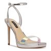 Wholesale Nine West Zadie Sandal Silver Iridescent