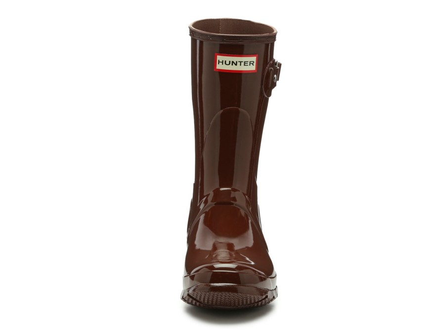 Hot HUNTER Original Short Gloss Rain Boot - Women'S Dark Brown