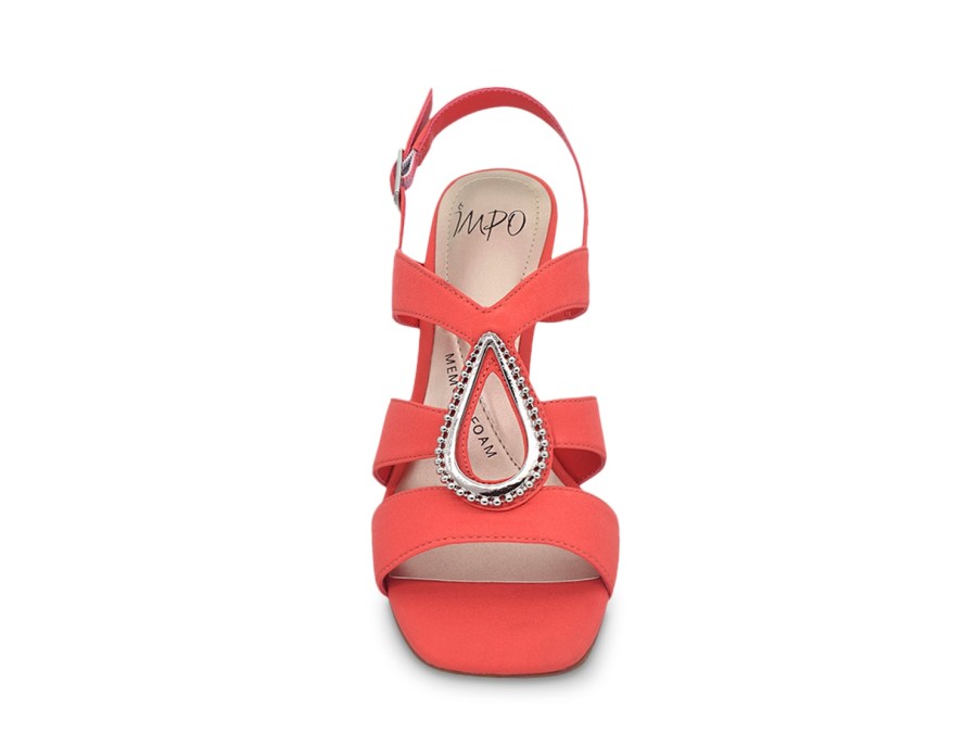 Best Impo Violetta Wedge Sandal Hot Coral