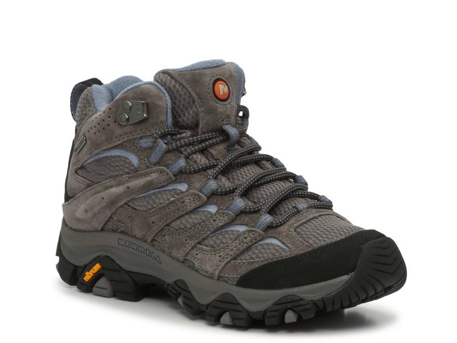 Online Merrell Moab 3 Mid Wp Hiking Boot - Women'S Dark Grey/Dusty Blue