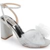 Hot Badgley Mischka Tess Sandal Silver Metallic