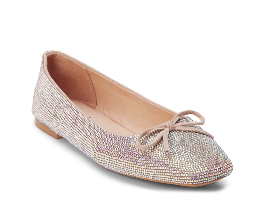 Online Matisse Roxy Ballet Flat Silver Rhinestone