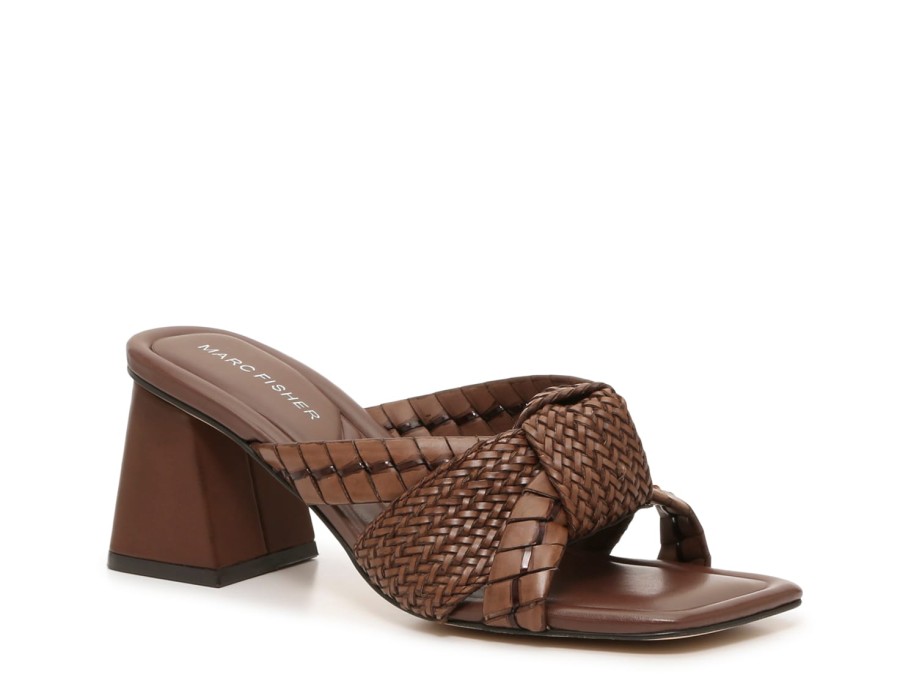 Best Marc Fisher Macki Sandal Dark Brown