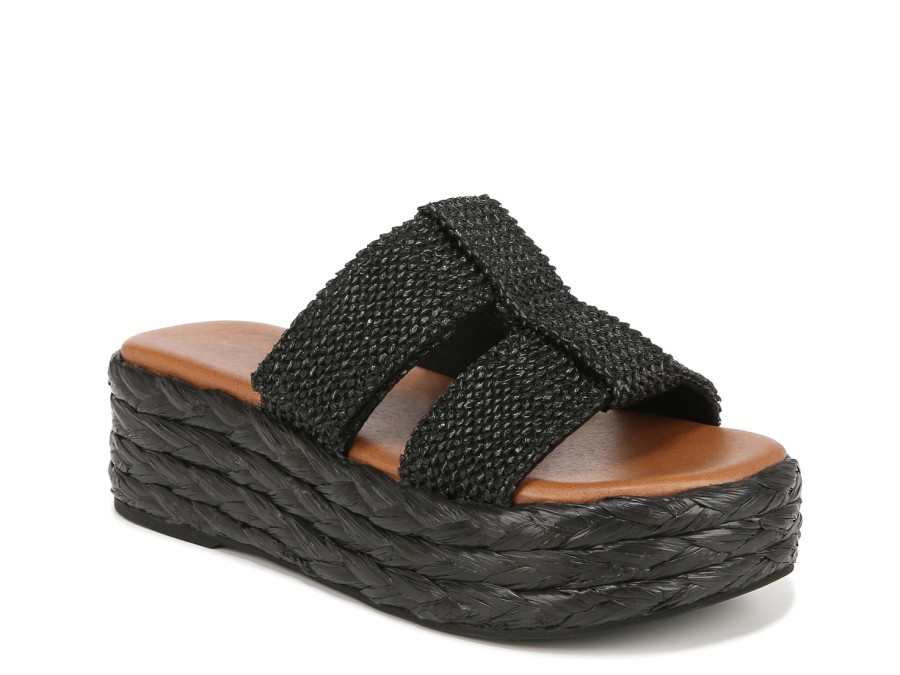 New Zodiac Izzy Platform Sandal Black