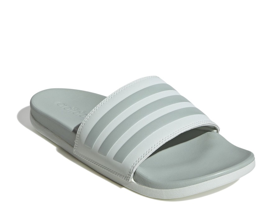 Hot adidas Adilette Comfort Stripes Slide Sandal - Women'S Light Green