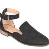 Wholesale Journee Collection Loreta Flat Black Faux Suede