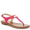 Best Michael Michael Kors Plate Sandal Fuchsia