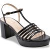 Best Bandolino Paolar Platform Sandal Black