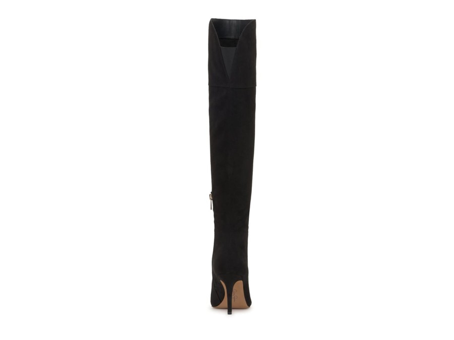 Hot Jessica Simpson Adysen Over-The-Knee Boot Black Synthetic Suede