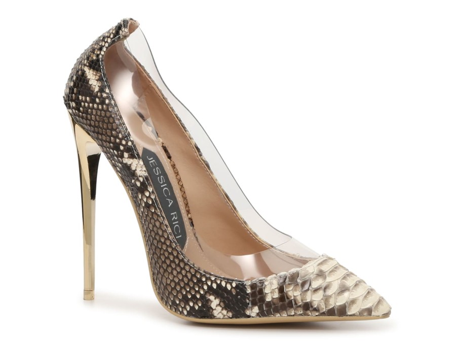 New Jessica Rich Posh Pump Snake Print