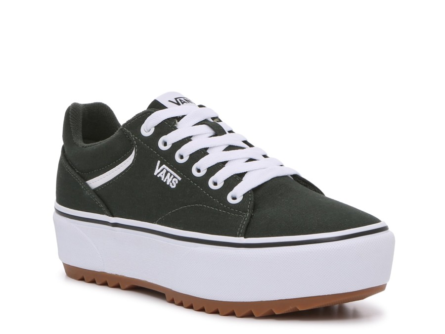 Clearance Vans Seldan Platform Sneaker - Women'S Dark Green