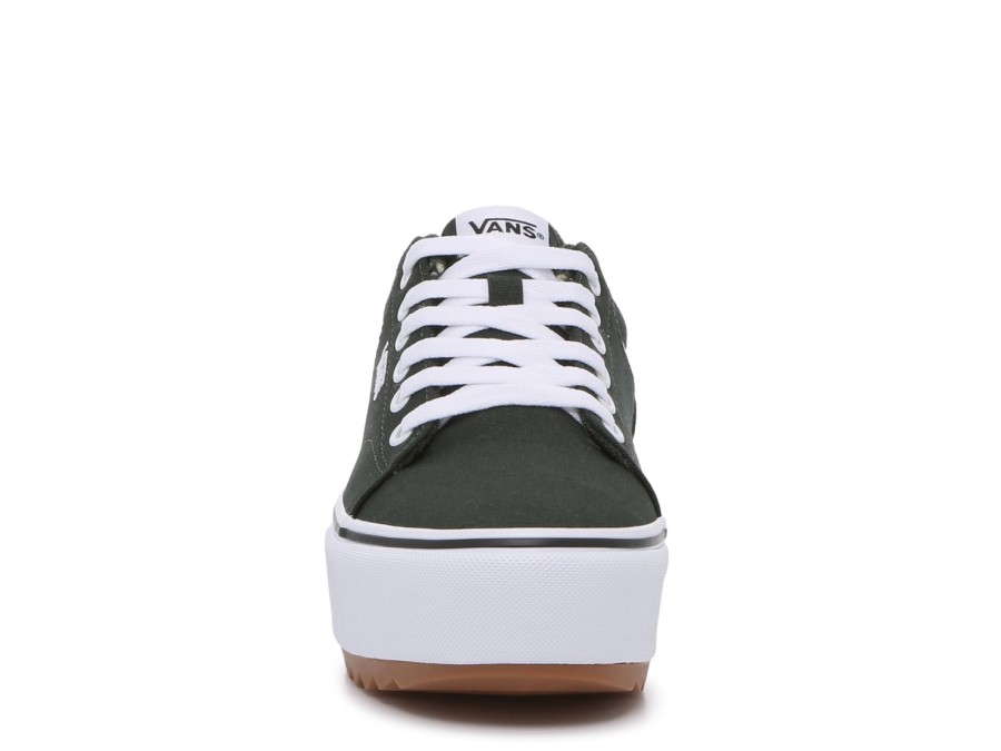 Clearance Vans Seldan Platform Sneaker - Women'S Dark Green