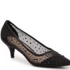 Online Chic by Lady Couture Silk Pump Black Metallic