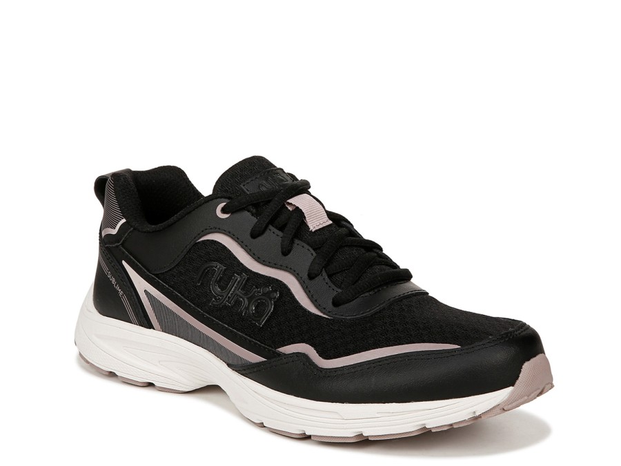 Clearance Ryka Sublime Walking Sneaker - Women'S Black