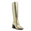 Clearance Vince Camuto Sangeti Boot Gold Metallic Leather