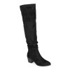 Clearance Journee Collection Zivia Over-The-Knee Boot Black