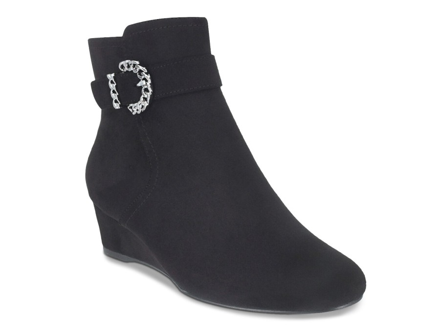 Best Impo Gandan Bootie Black Wide