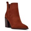 New Nine West Birds Bootie Dark Brown