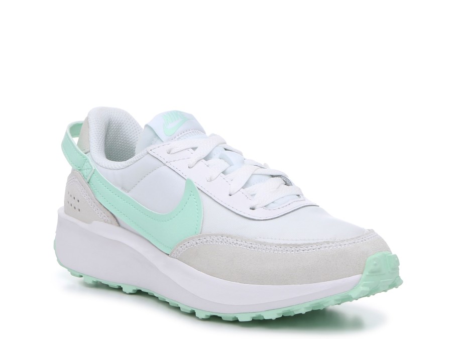 Wholesale Nike Waffle Debut Running Shoe - Women'S White/Green