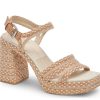 Clearance Dolce Vita Alex Platform Sandal Natural Beige