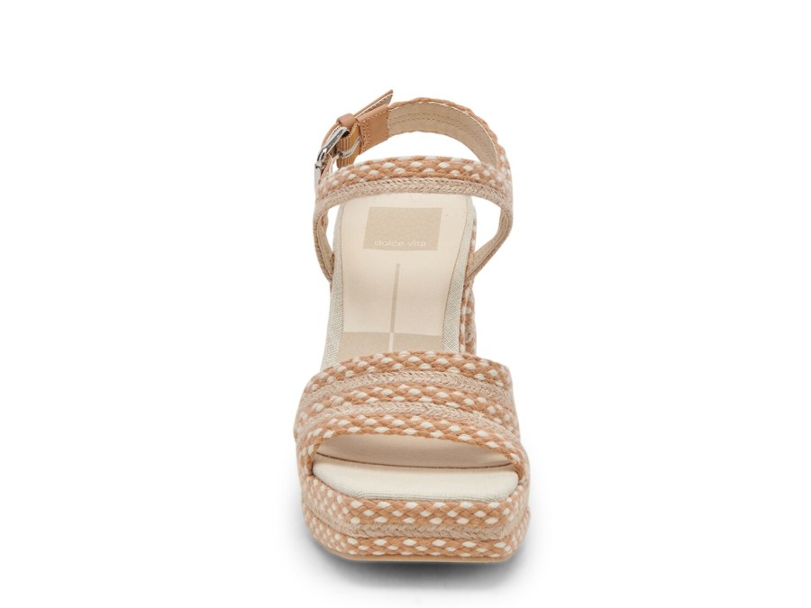 Clearance Dolce Vita Alex Platform Sandal Natural Beige