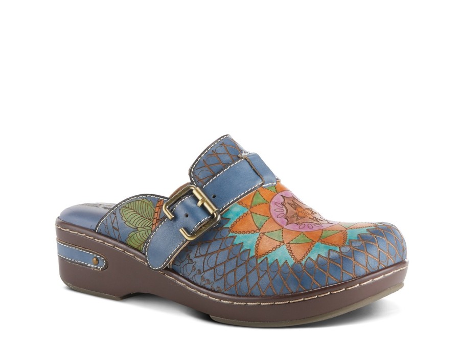 Clearance L'Artiste by Spring Step Lucielle Clog Blue