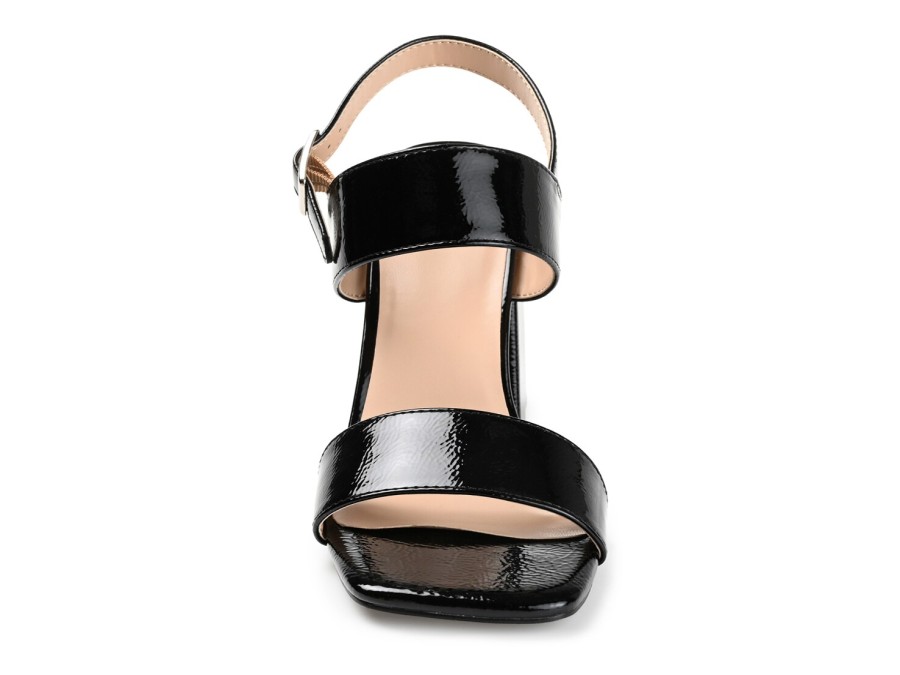 Best Journee Collection Adras Sandal Black