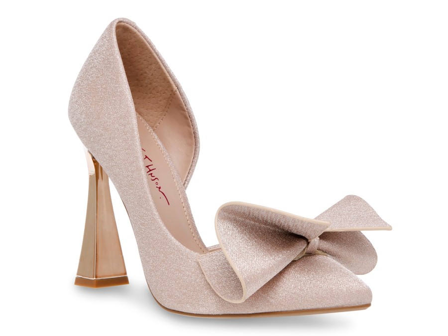 Clearance Betsey Johnson Nobble Pump Champagne