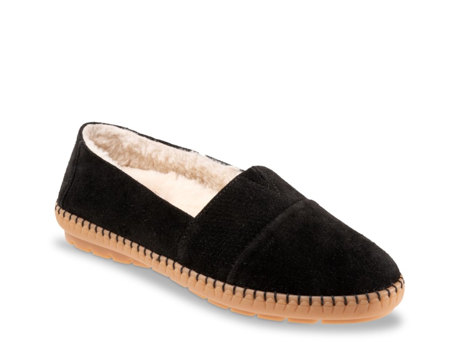 Online Trotters Ruby Plush Slip-On Black