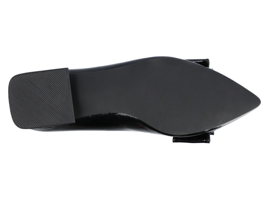 Hot Journee Collection Ophelia Flat Black Patent