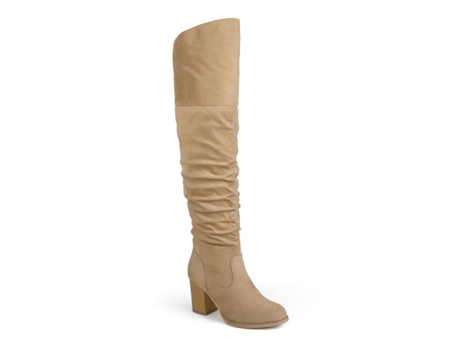 New Journee Collection Kaison Over-The-Knee Boot Tan