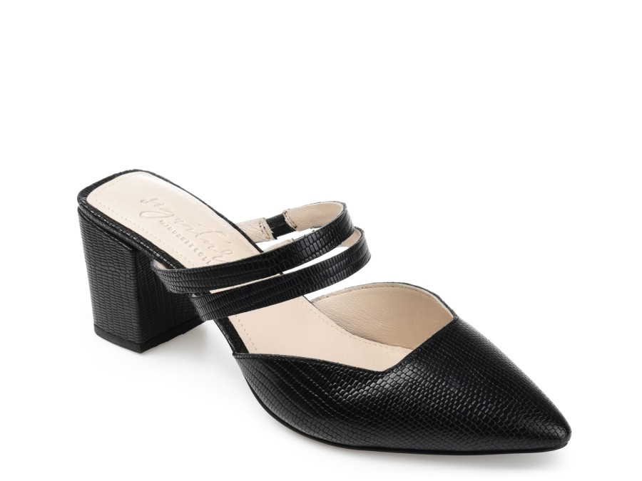 Hot Journee Signature Kaitlynn Mule Black